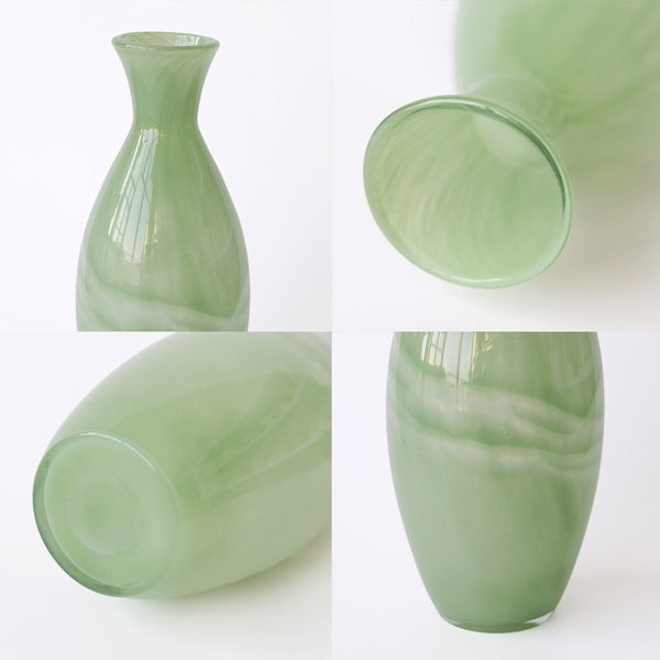Green Zen Glass Vase