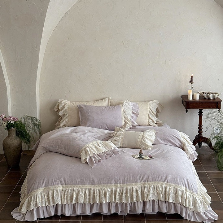 French Garden Frill Bedding Set