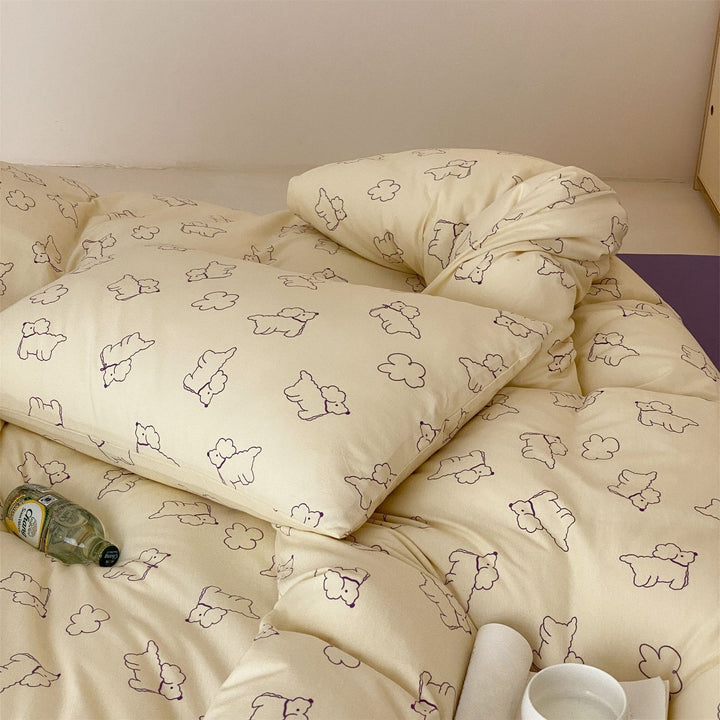 Poodle Bedding Set