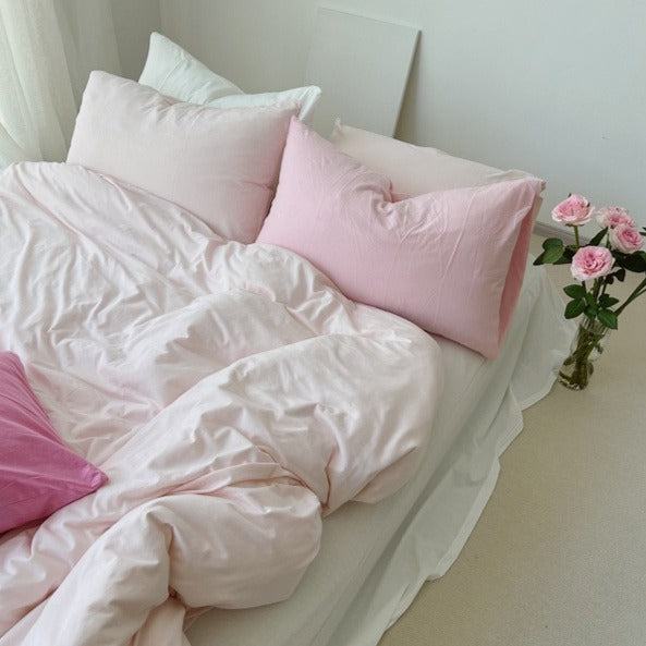 Blushing Rose Jersey Cotton Pillowcase
