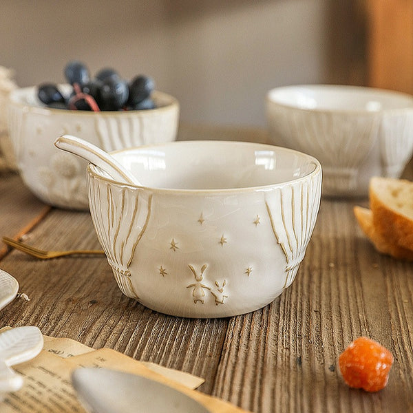 White Garden Dinnerware