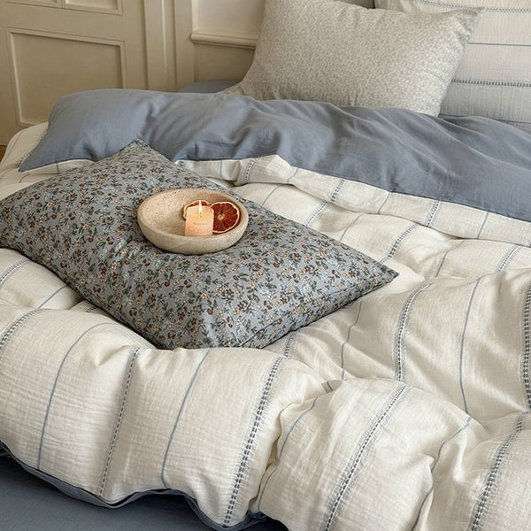 Beach Striped Bedding Set