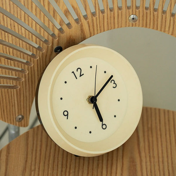 Minimal Ivory Desk Clock