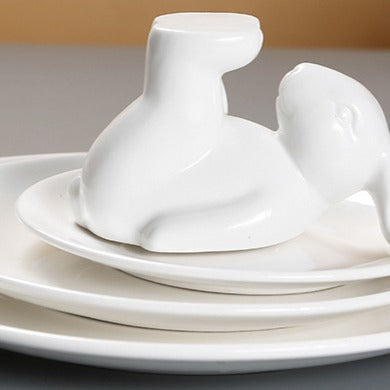 Lunar Bunny Dessert Pedestal