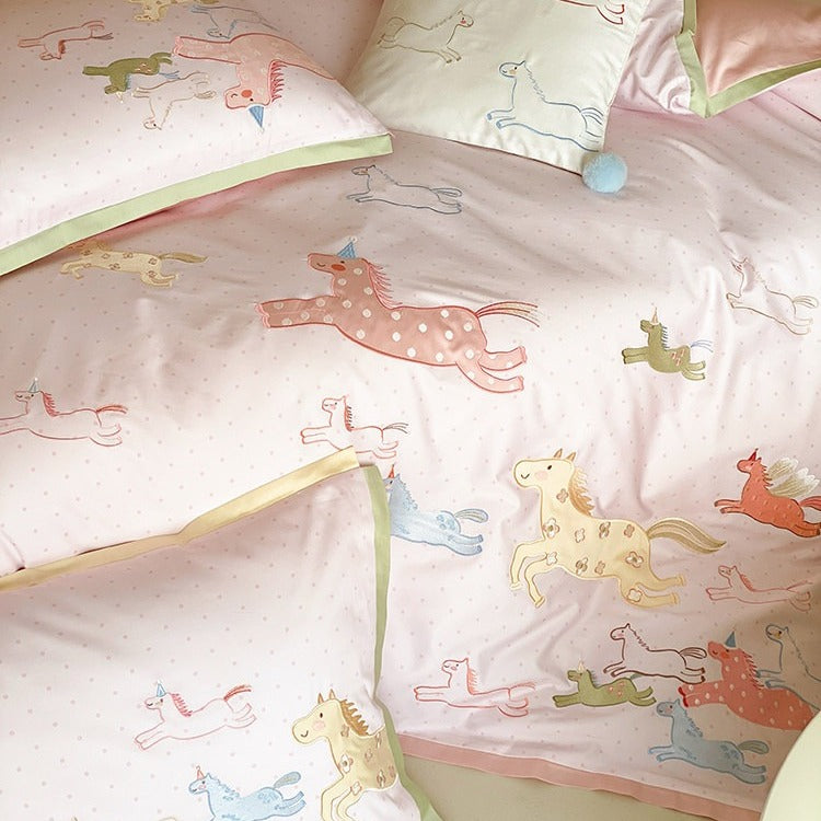 Pastel Pony Parade Bedding Set