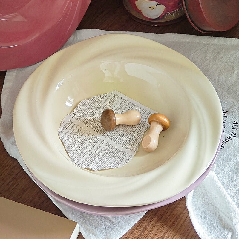 Floral Rose Plate Set