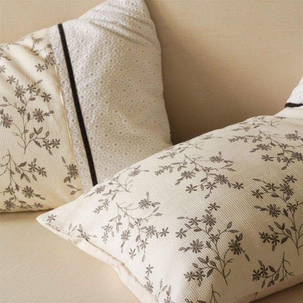 Beige Foliage Bedding Set