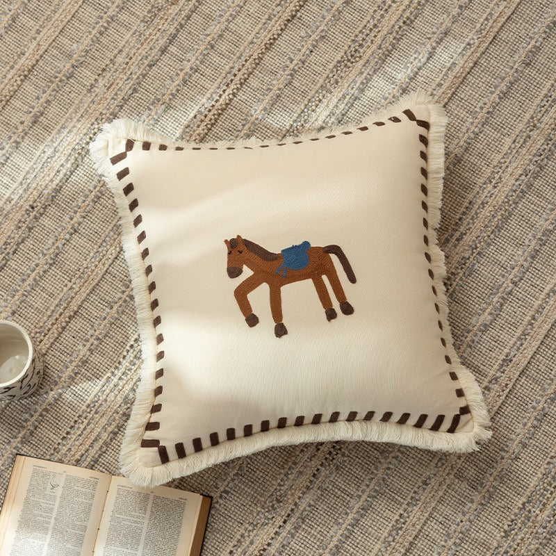 Pasture Tales Embroidered Cushion Collection