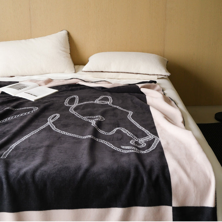 Chained Horse Throw