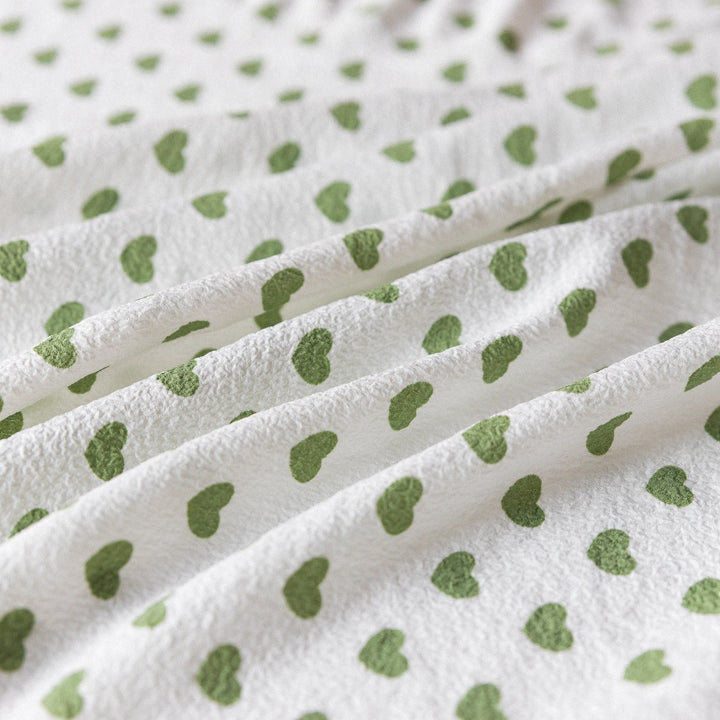 Heart Polka Dots Table Cloth