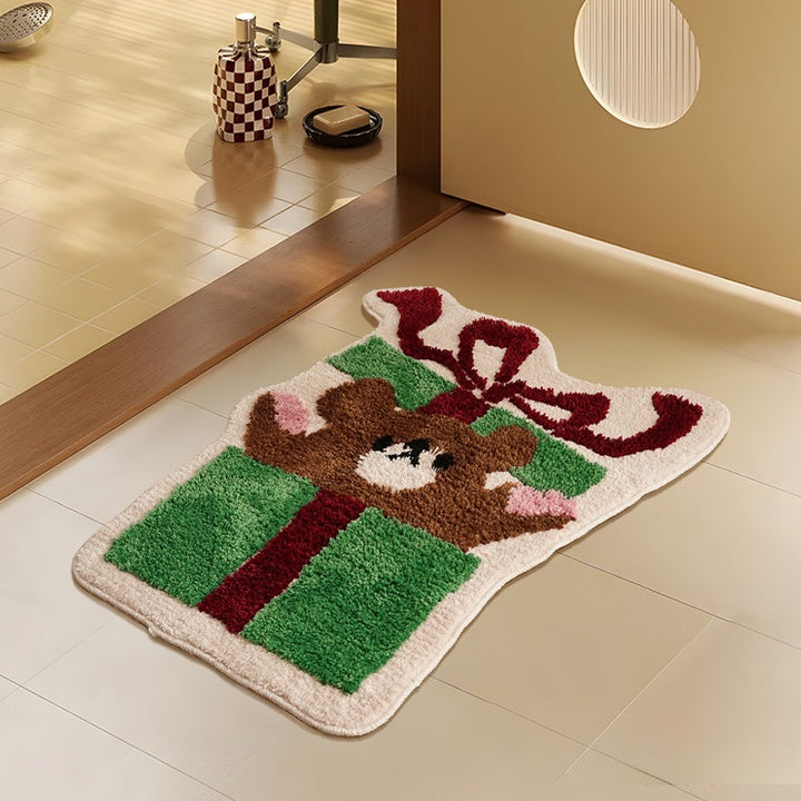 Peek-a-Boo Bear Rug