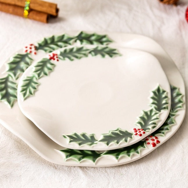 Xmas Holly Dinnerware