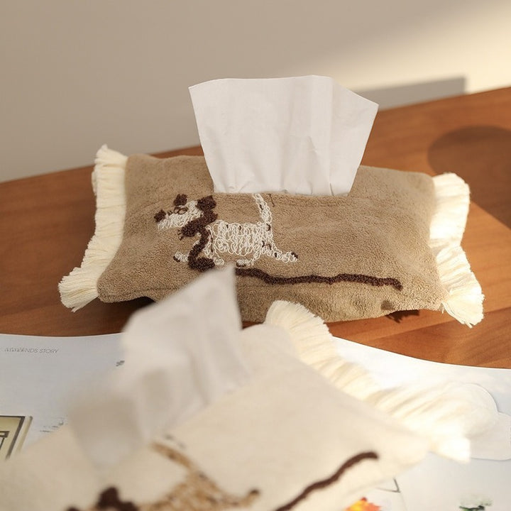 Sketchy Pup Tissue Bag