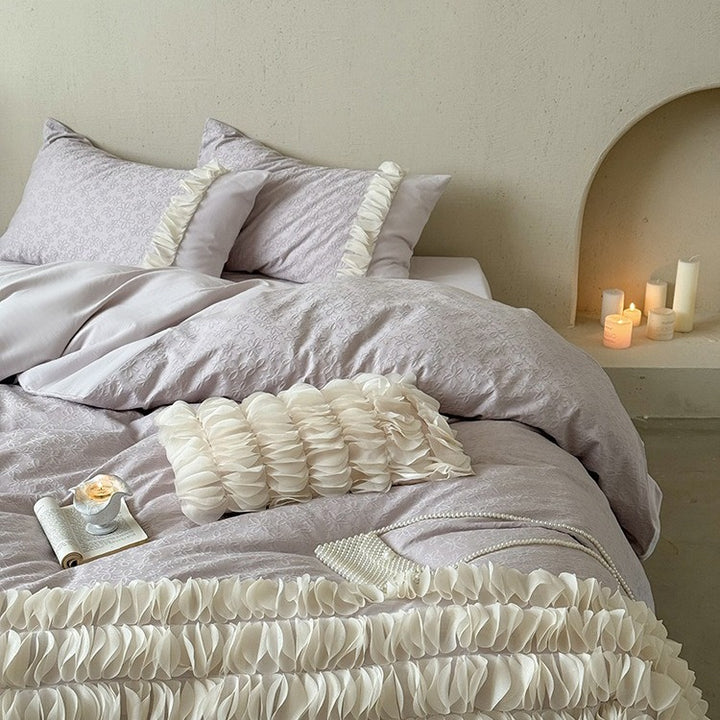 Petal Ruffle Bedding Set