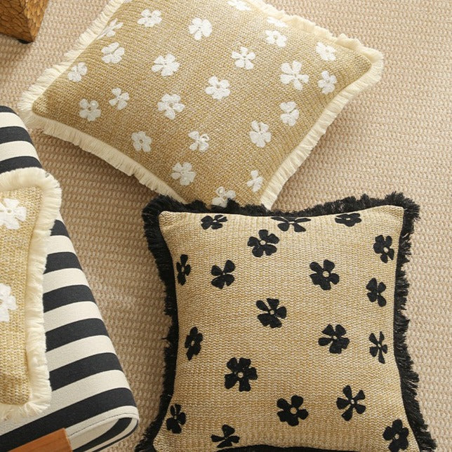 Wabi-sabi Floral Cushion