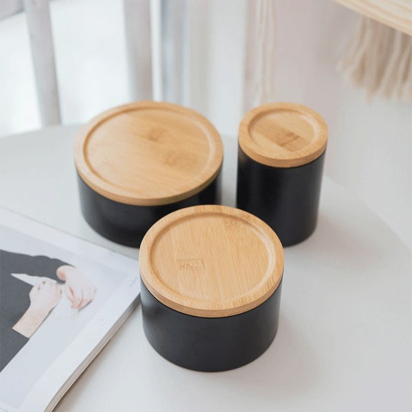 Fresh Bamboo Storage Jar Set