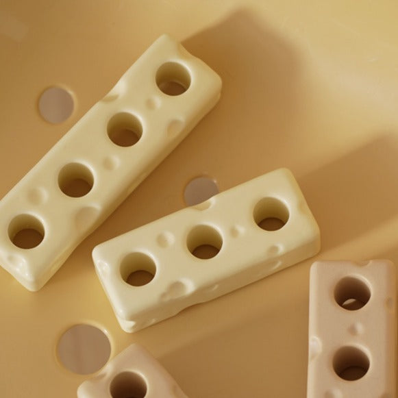Creamy Cheese - Brush Holder Collection Bath Accessories
