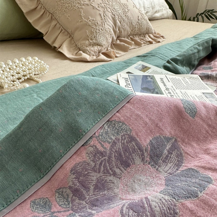 Blossom Dew Summer Quilted Blanket