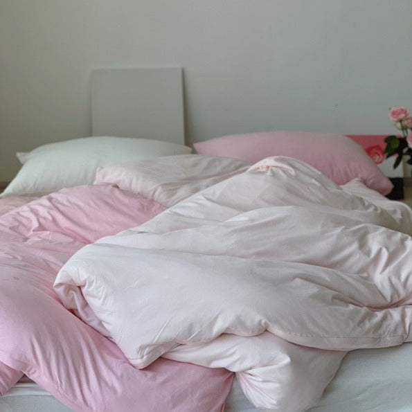 Blushing Rose Jersey Cotton Pillowcase