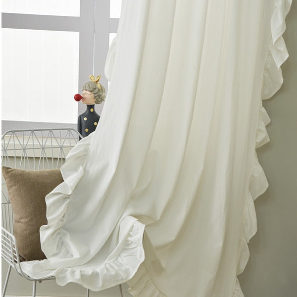 Have a Nice Day Ruffled Curtain