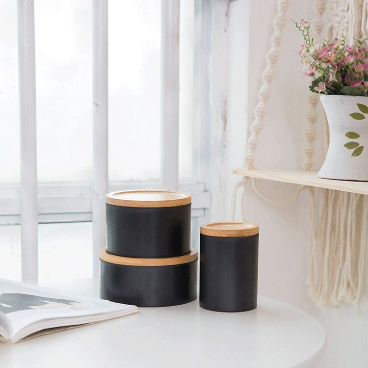 Fresh Bamboo Storage Jar Set