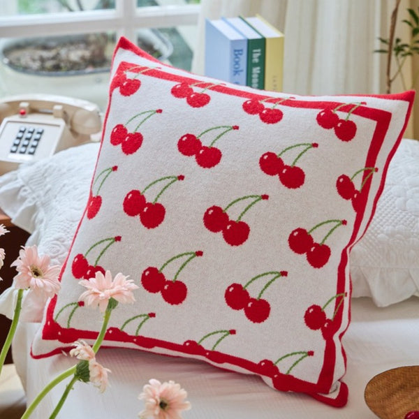 Cherry Blanket & Cushion