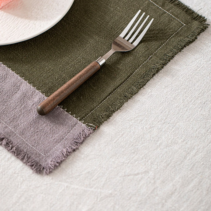 Patchwork Ramie Placemat Set