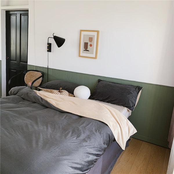 Warm Texture Bedding Set