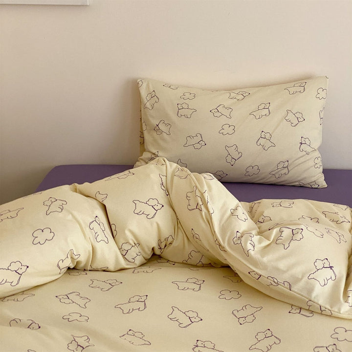 Poodle Bedding Set