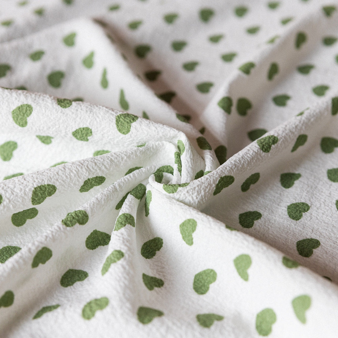 Heart Polka Dots Table Cloth