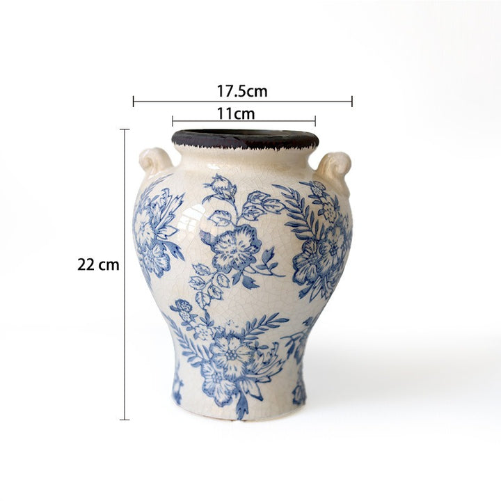 Blue Countryside Ceramic Vase Collection