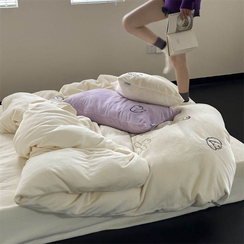 Warm Bunny Bedding Set Collection