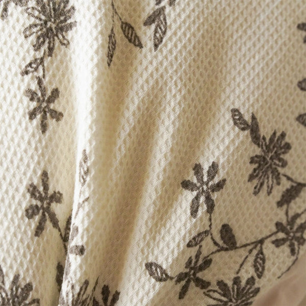 Beige Foliage Bedding Set