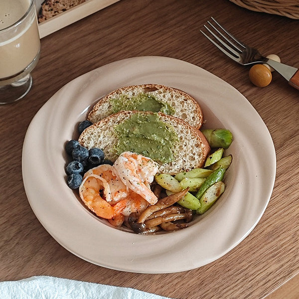 Floral Rose Plate Set