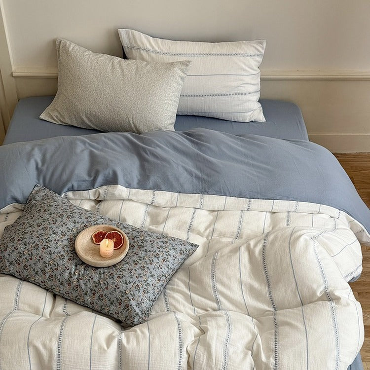 Beach Striped Bedding Set