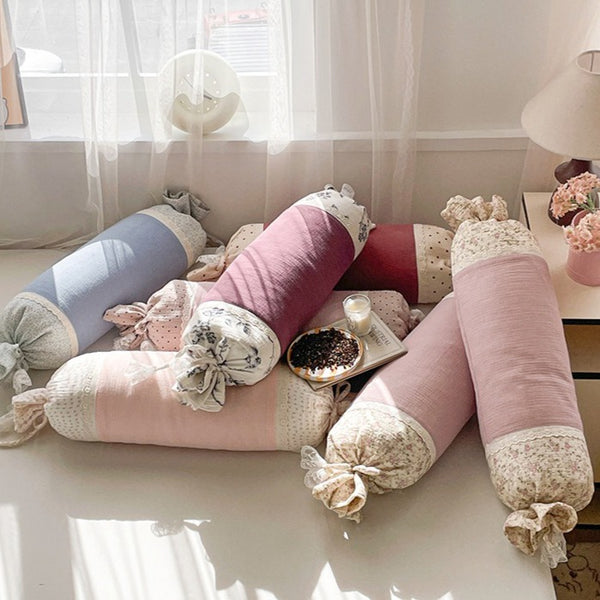 Candy Lace Bolster Pillow