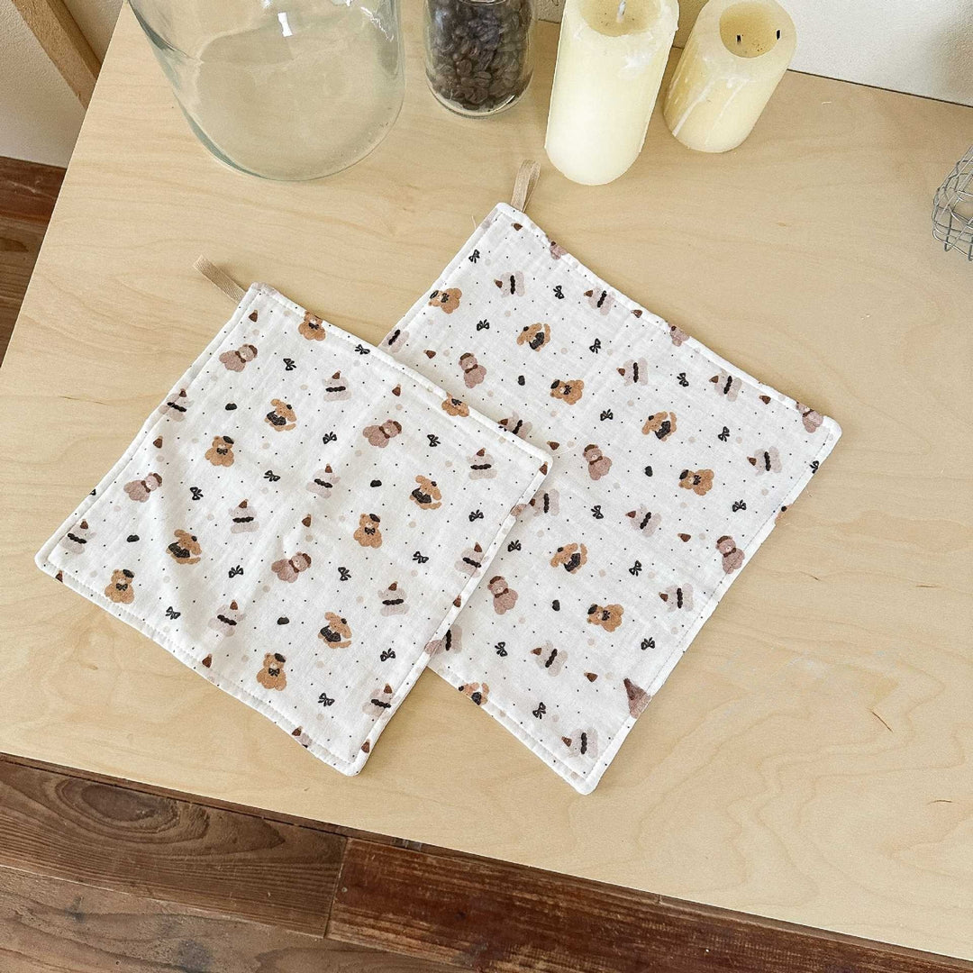Critter Friends Burp Cloth Set