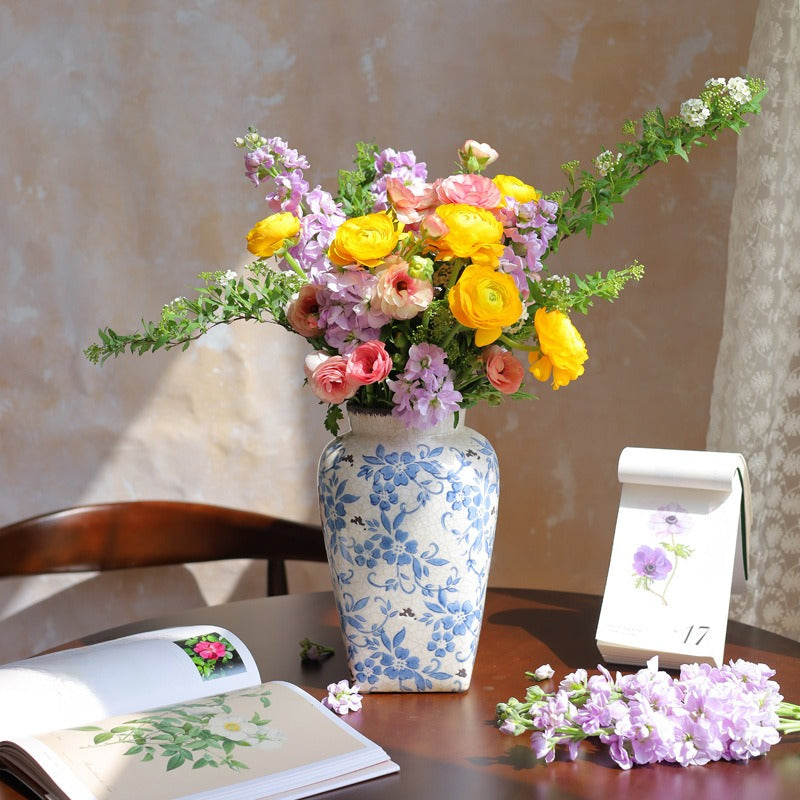 Blue Countryside Ceramic Vase Collection