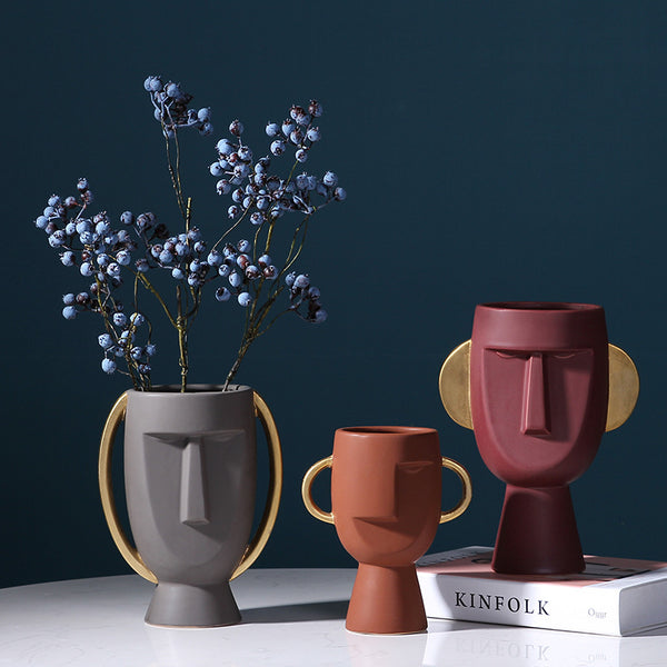Modern Totemic Flower Pot