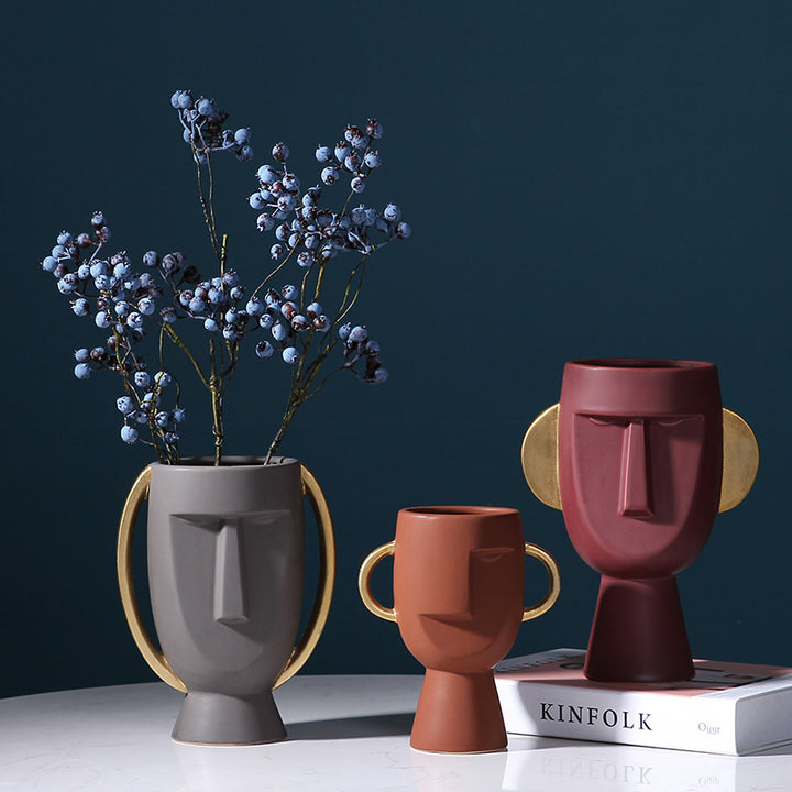 Modern Totemic Flower Pot