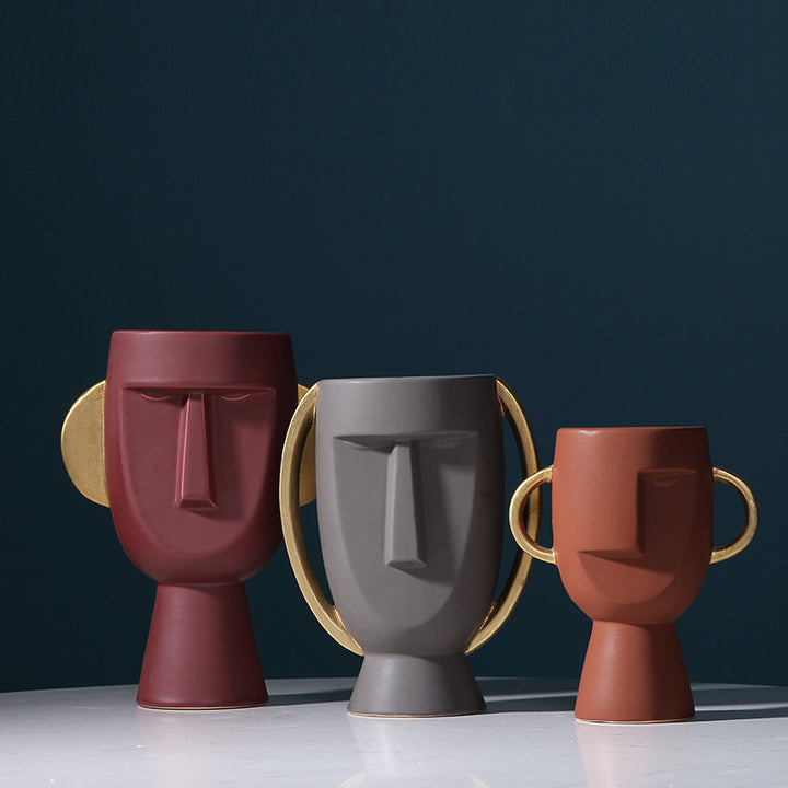 Modern Totemic Flower Pot