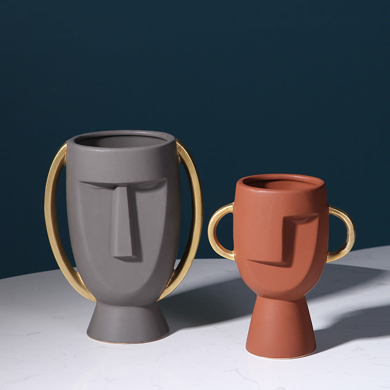 Modern Totemic Flower Pot