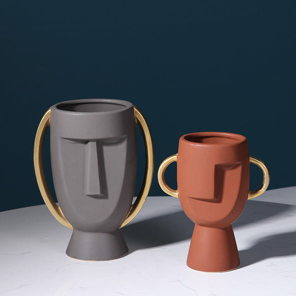 Modern Totemic Flower Pot