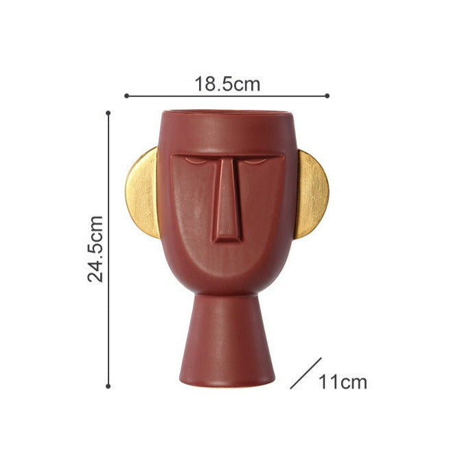 Modern Totemic Flower Pot