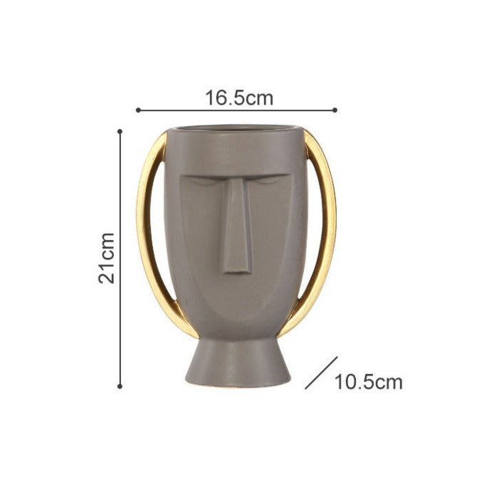 Modern Totemic Flower Pot