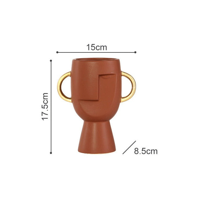 Modern Totemic Flower Pot