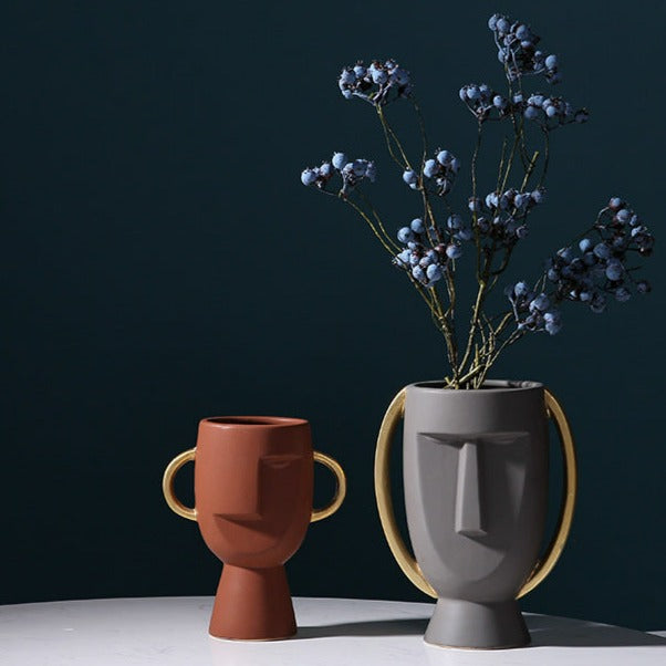 Modern Totemic Flower Pot