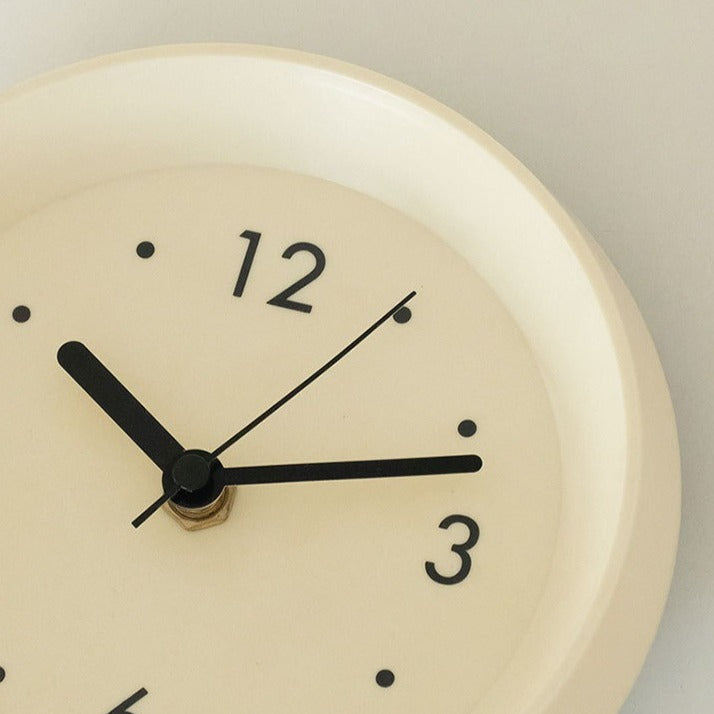 Minimal Ivory Desk Clock