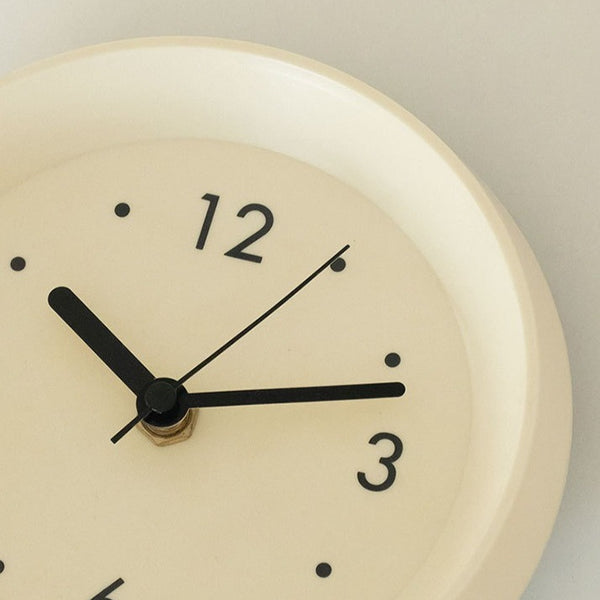 Minimal Ivory Desk Clock