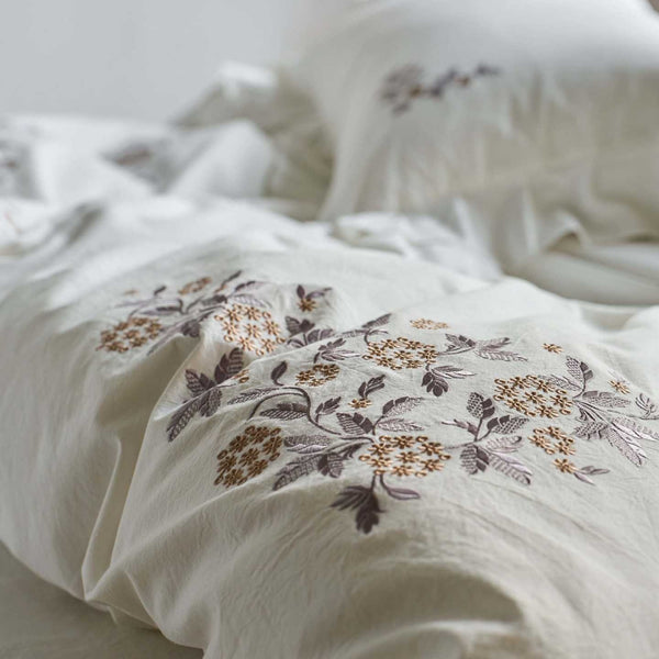 Princess Floral Cotton Linen Bedding Set